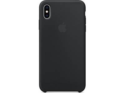 Coque en silicone pour iPhone XS Max Noir