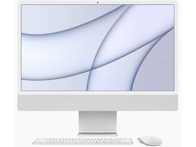 24-inch iMac Retina 4.5K display M1 chip 8core CPU 7core GPU 256GB Silver