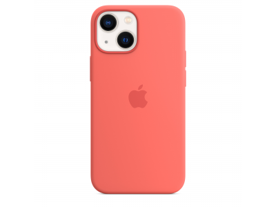 Siliconenhoesje met MagSafe voor iPhone 13 mini - Pomelo