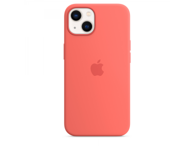 Siliconenhoesje met MagSafe voor iPhone 13 - Pomelo