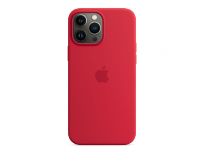 Siliconenhoesje met MagSafe voor iPhone 13 Pro Max - (PRODUCT)RED