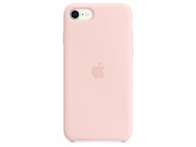 iPhone se silicone case chalk pink