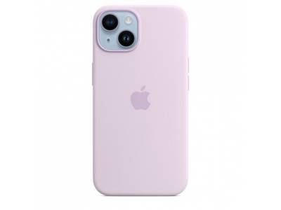 Siliconenhoesje met MagSafe voor iPhone 14 Lilac