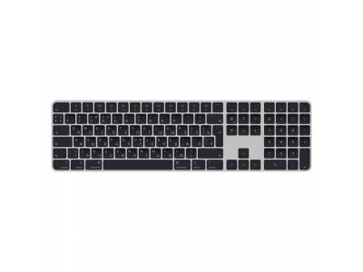 Magic Keyboard met Touch ID en numeriek toetsenblok voor Mac-modellen met Apple silicon Nederlands Zwarte toetsen