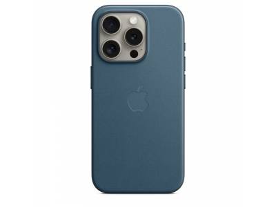 FineWoven hoesje met MagSafe voor iPhone 15 Pro - Oceaanblauw