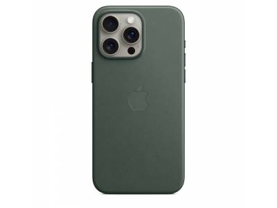 FineWoven hoesje met MagSafe voor iPhone 15 Pro Max - Evergreen
