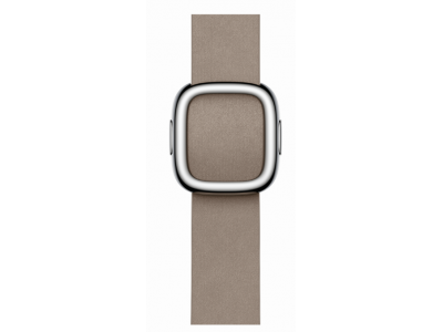 Sahara-beige bandje moderne gesp (41 mm) Large