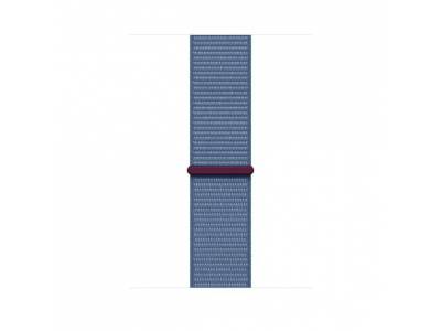 Bracelet de sport tissé Bleu hiver (45 mm)