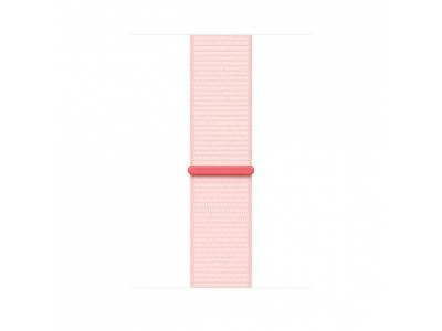 Bracelet sport tissé Rose clair (45 mm)