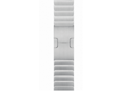 Zilverkleurige schakelarmband (38 mm)