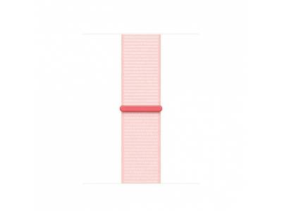 Bracelet sport tissé Rose clair (41 mm)