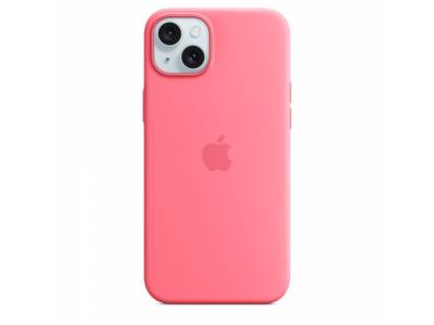 Siliconenhoesje met MagSafe voor iPhone 15 Plus - Roze