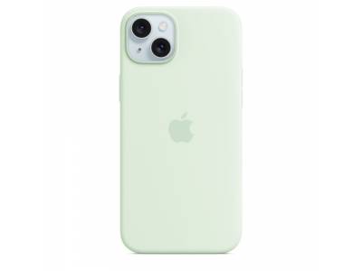Siliconenhoesje met MagSafe voor iPhone 15 Plus - Zacht mintgroen