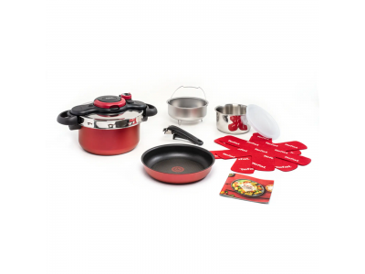 P4704200 Ingenio All-in-One Set met snelkookpan + pan + kookpot + afneembare handgreep + pannenbeschermer