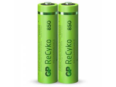 AAA  herlaadbare batterijen per 2