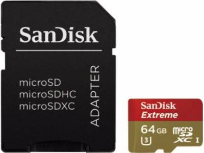 Micro SDXC Extreme MSD 64Go + Adapt
