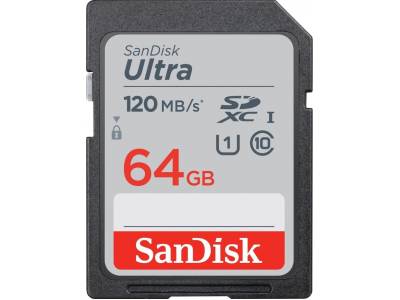 SDXC Ultra 64GB 120MB/s CL10