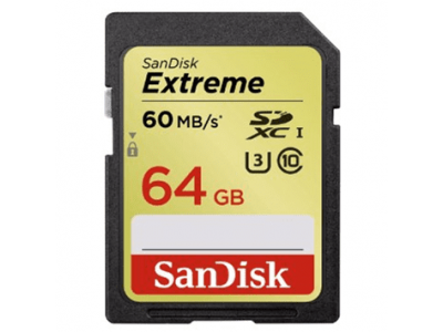 MemoryCard SDXC extreme 64gb