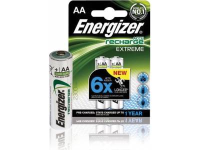 AA batterij herlaadbaar extreme per twee verpakt