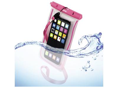 Outdoor-tas "Playa" voor smartphones, maat XXL, pink