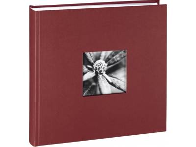 Album XL "Fine Art", 30x30 cm, 100 witte pagina's, bordeaux