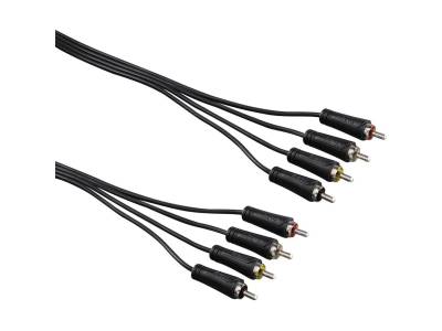 Audio kabel 4RCA - 4RCA 1,2m 1ster
