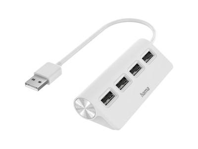 USB-Hub 4-Port USB 2.0 480 MBIT/s White