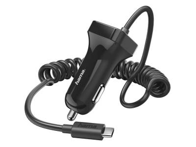 Car Charger USB Type-C 2.4A Black