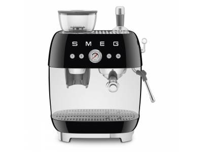 Espresso koffiemachine met geïntegreerde molen - zwart