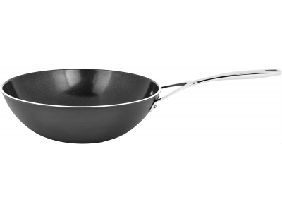 Alu Pro 5 Wok vlakke bodem Ceraforce 30cm 