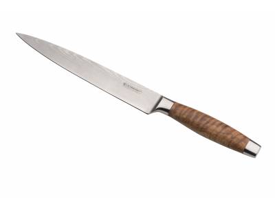 Couteau à découper avec manche en bois d'olivier 20cm Bois