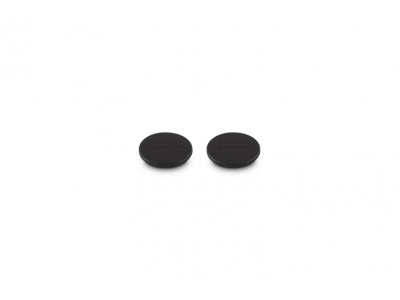 Molendeksels Set van 2 Siliconen Zwart
