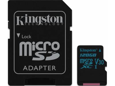 MicroSDXC Canvas Go! 128GB + SD-Adapter