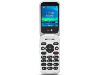 6820 Eenvoudige Klaptelefoon 4G (Zwart-Wit)