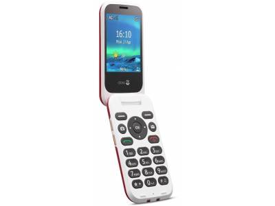 6880 Eenvoudige Klaptelefoon 4G (Rood-Wit)