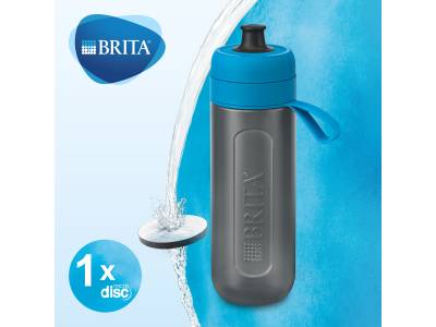 Waterfilterfles Active blue