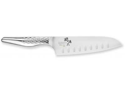 Seki Magoroku Shoso Santoku met groeven 16,5cm