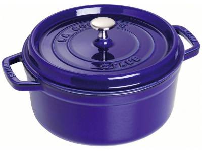 Ronde cocotte 24cm Donkerblauw