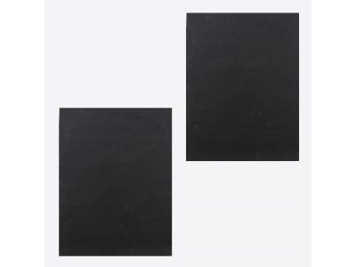 set de 2 tapis de grille noir 40x33cm