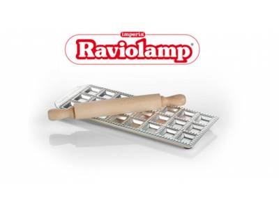 Raviolamp raviolimat voor 24 ravioli met deegrol