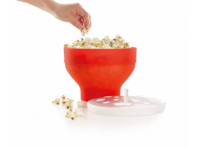 Opvouwbare popcornmaker voor magnetron Ø 20cm H 14.5cm