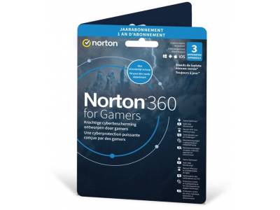 LifeLock Norton 360 for Gamers 1 user 3 device 12MO