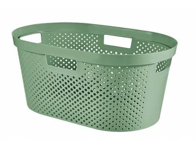 Infinity Recycled Wasmand Dots 40l Groen 58.5x38xh26.5cm