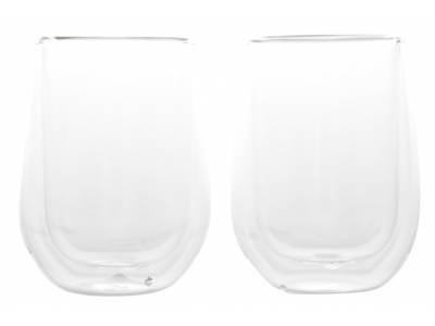 Isolate Koffieglas 19cl Set2 D6,3xh10cm Dubbelwandig Glas
