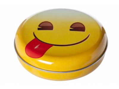 Snoepdoosje Smileys D12xh3.5cm Emoji Design H