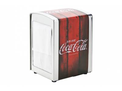 Retro Coca Cola Servethouder 10.1x9.8x 14.1cm Metaal