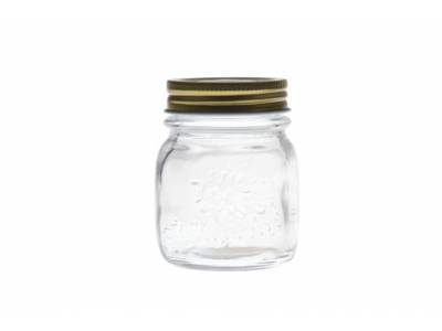 Bokaal Glas Met Schroefdeksel 6.3xh8.3cm 200 Ml