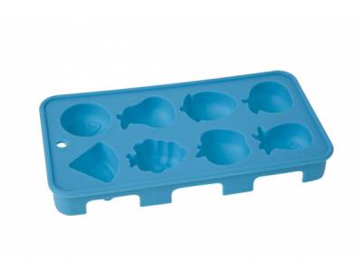 Ijsblokjesvorm Fruit 20x11x2.5cm Blauw Silicone