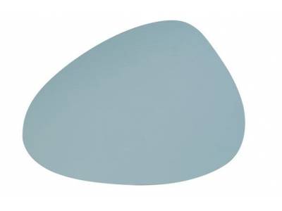 Placemat Cuir Bleu Clair Oval-organic 41x30cm