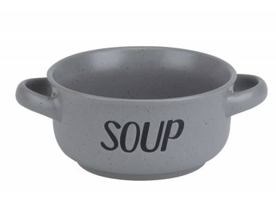 Soup Grey Soepkommetje 'soup'  D13,5cm H6.5cm - 47cl